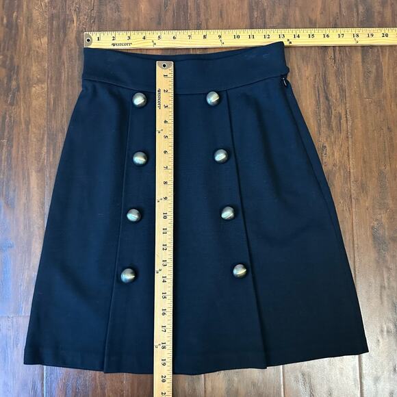 TIBI Mini Skirt Black Knit Pleated A-Line Sailor Academia Preppy 90s - Picture 8 of 8